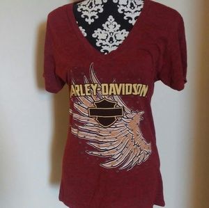 Harley Davidson xl vneck tshirt
